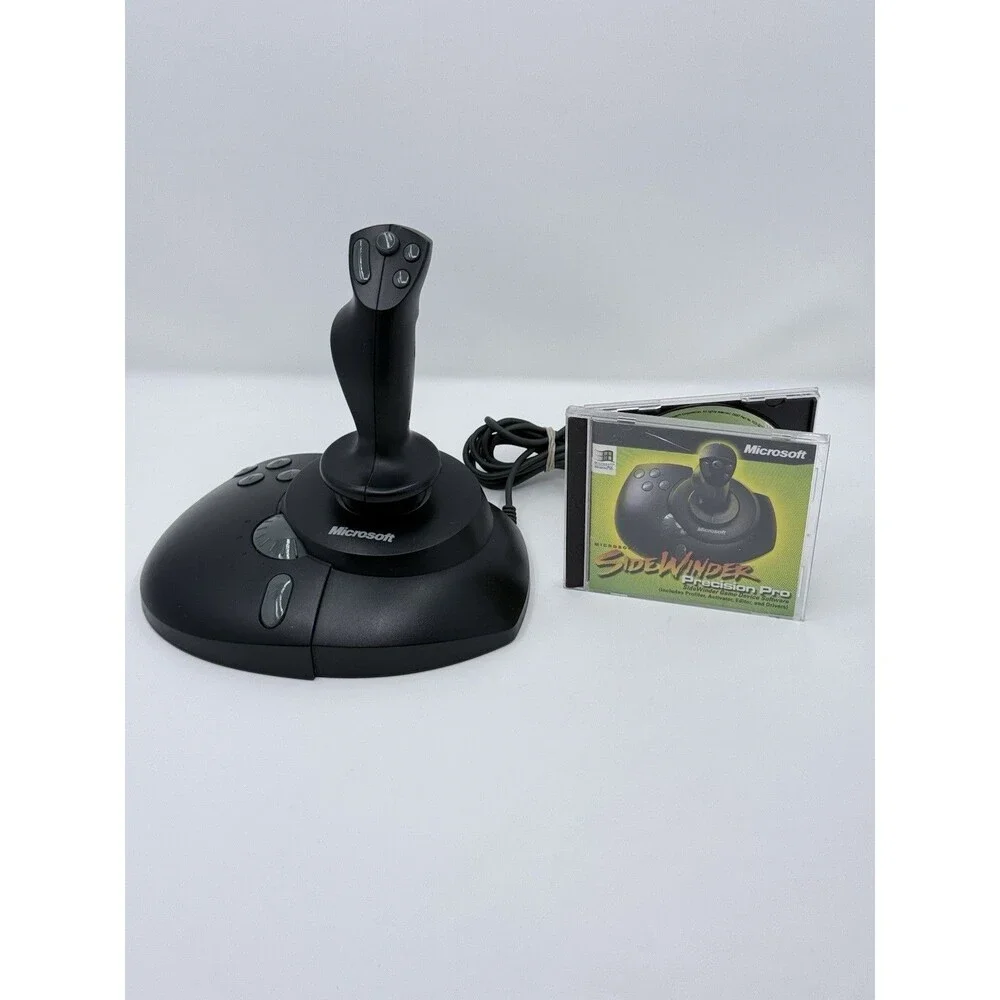 Microsoft SideWinder Precision Pro 3D Joystick With CD Tested